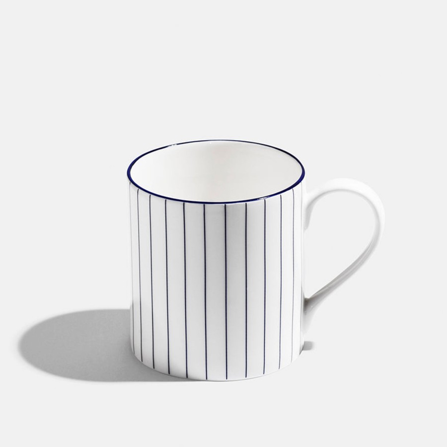 Mugs Richard Brendon | Pinstripe Mug- Cobalt