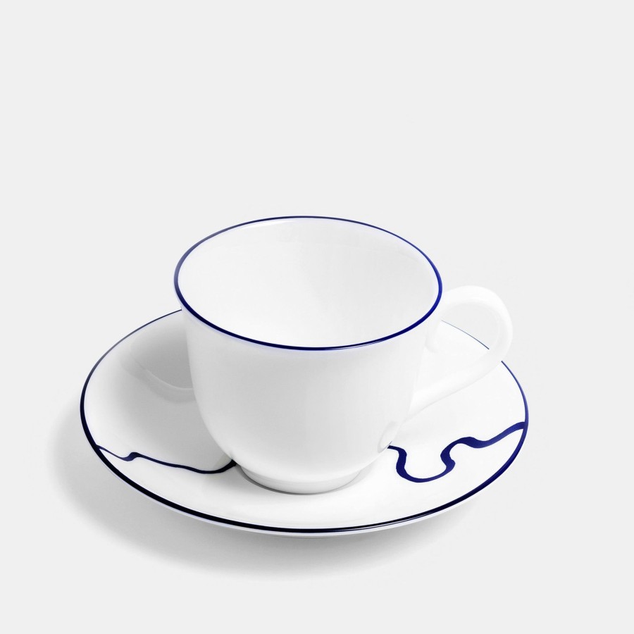 Bone China Richard Brendon | Teacup And Saucer - River