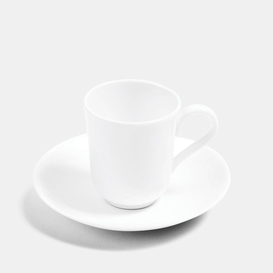 Bone China Richard Brendon | Espresso Cup & Saucer - White