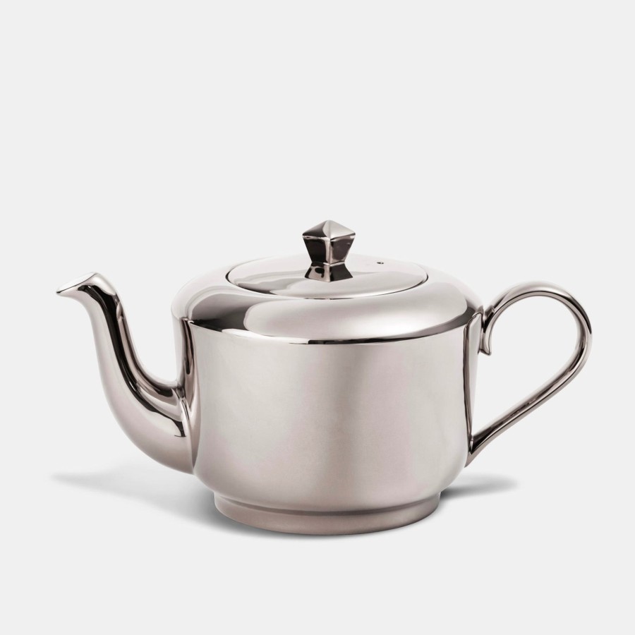 Bone China Richard Brendon | Platinum Teapot - Reflect