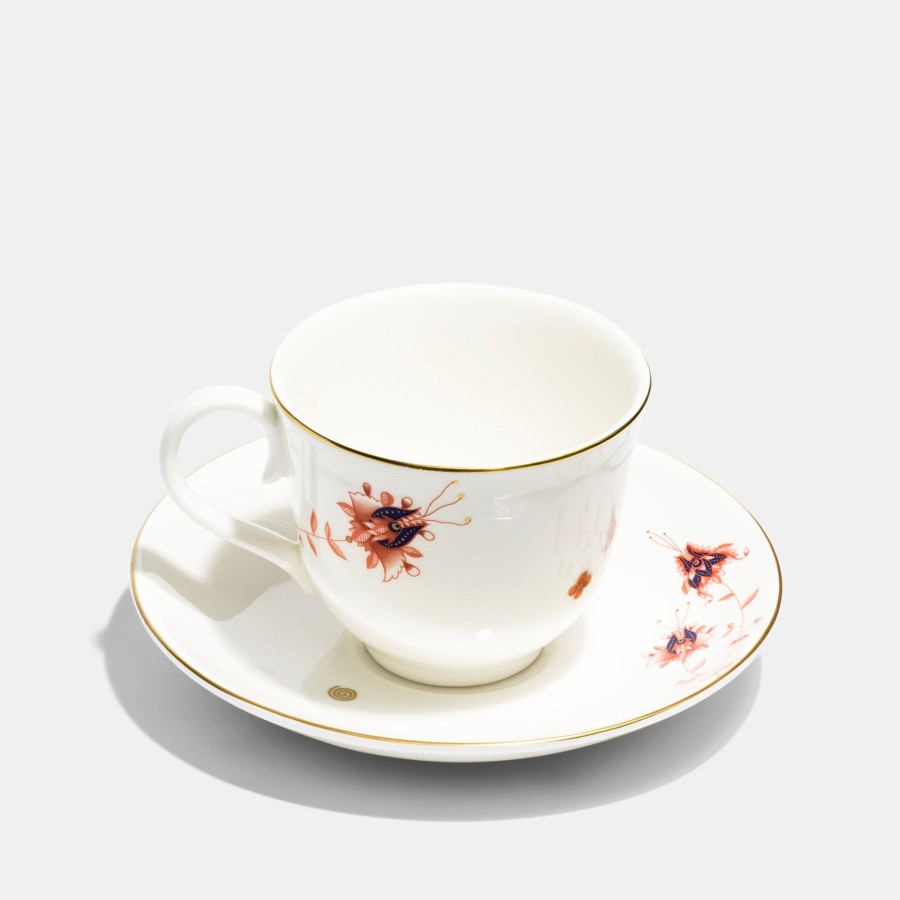 Bone China Richard Brendon | Teacup & Saucer - Dragon Flower