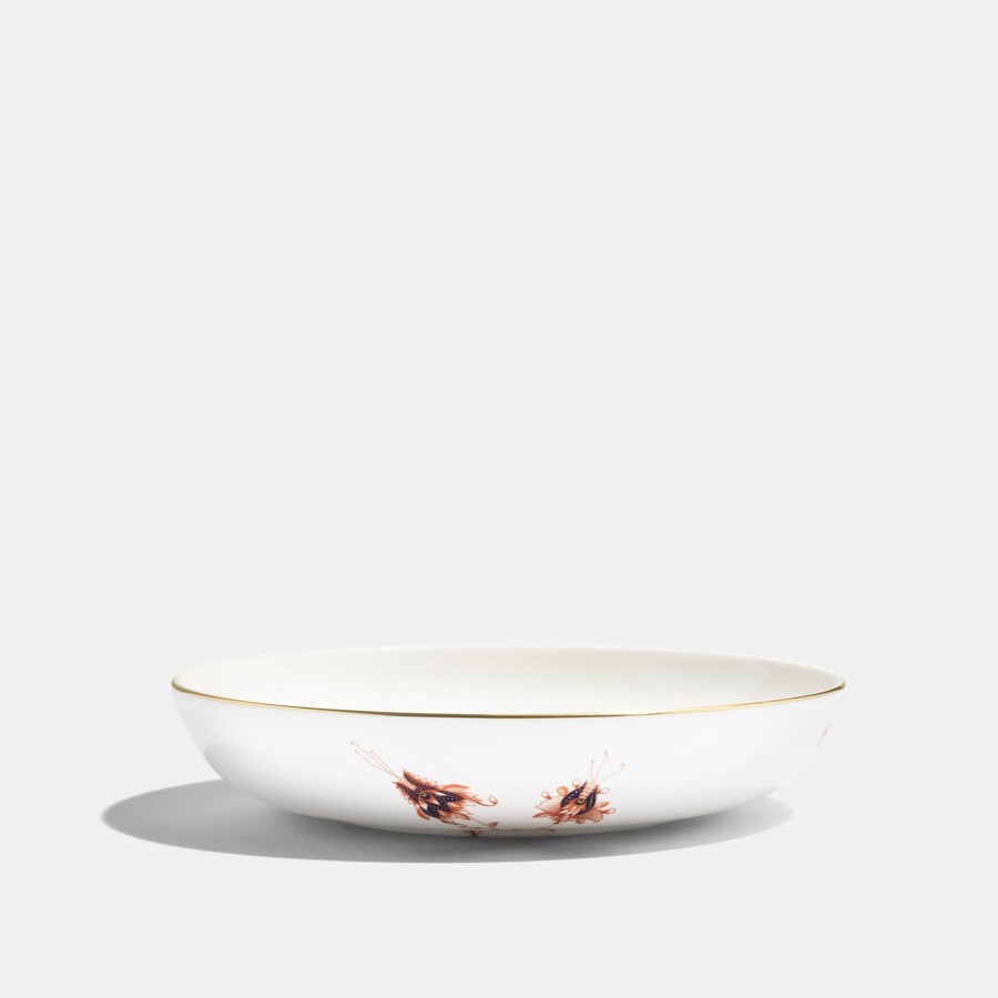 Bone China Richard Brendon | Medium Coupe Bowl - Dragon Flower