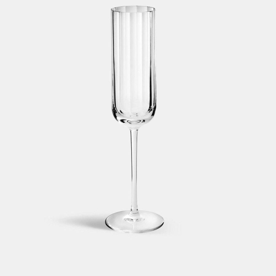 Crystal Richard Brendon | Champagne Flute - Fluted