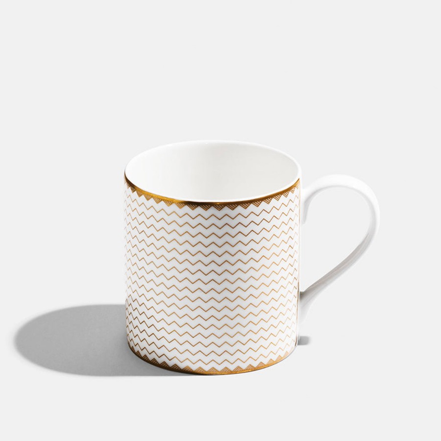 Mugs Richard Brendon | Zigzag Mug - Gold