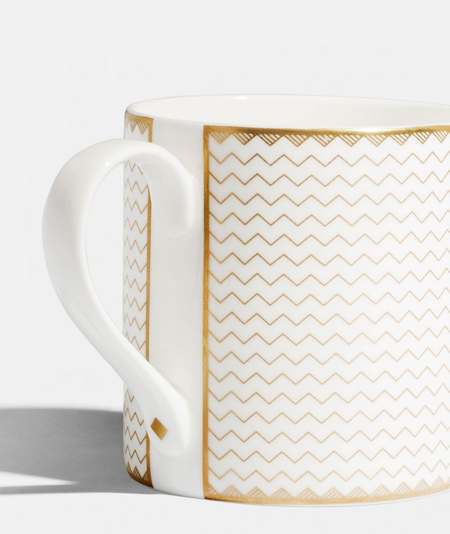 Mugs Richard Brendon | Zigzag Mug - Gold