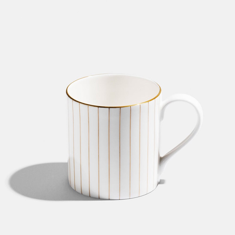 Mugs Richard Brendon | Pinstripe Mug- Gold