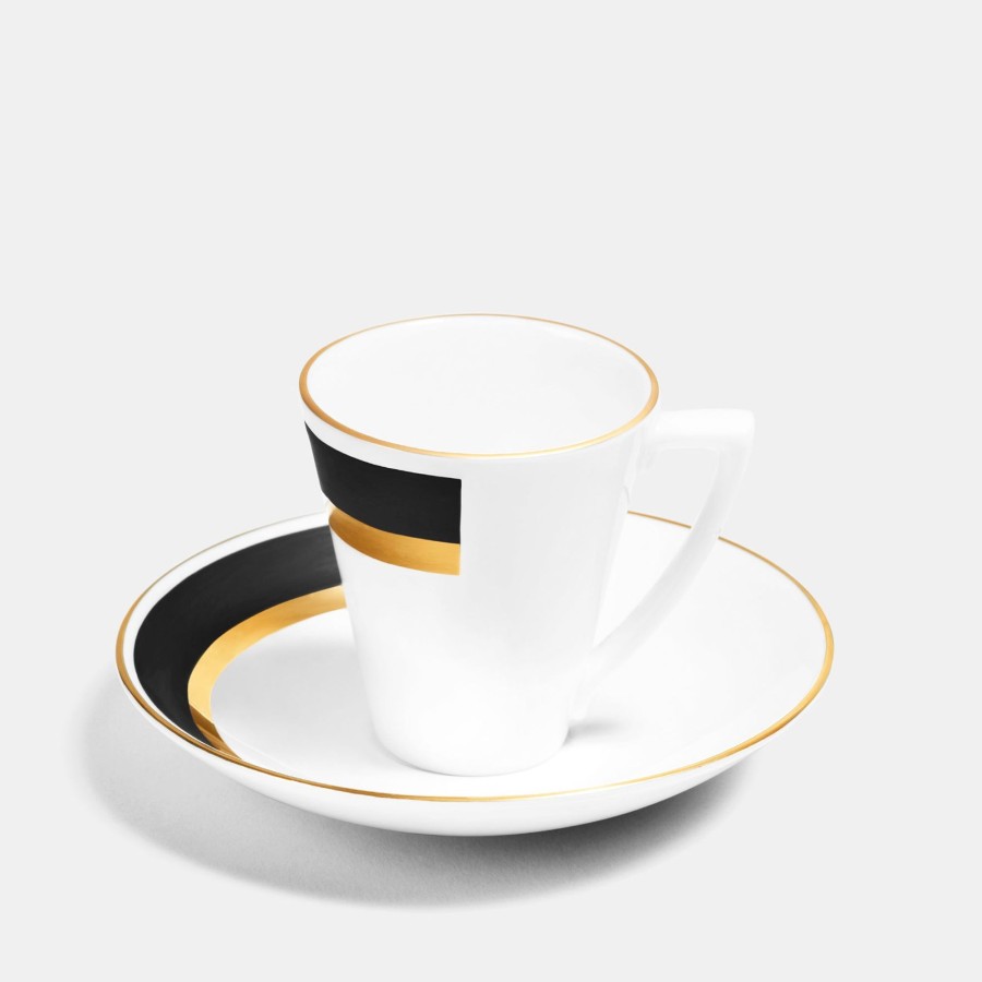 Bone China Richard Brendon | Espresso Cup & Saucer - Arc