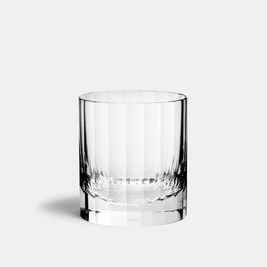 Crystal Richard Brendon | Double Old Fashioned Tumbler - Fluted