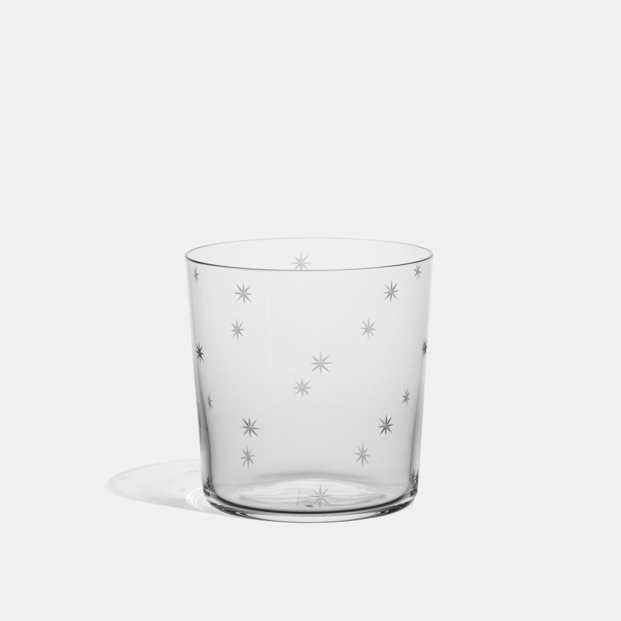 Crystal Richard Brendon | Star Cut Rocks Glass (Set Of 2) - The Cocktail Collection