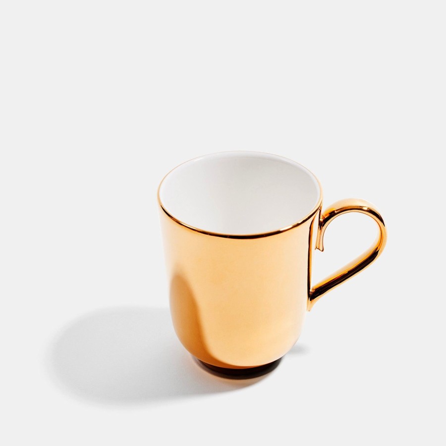 Bone China Richard Brendon | Gold Espresso Cup - Reflect