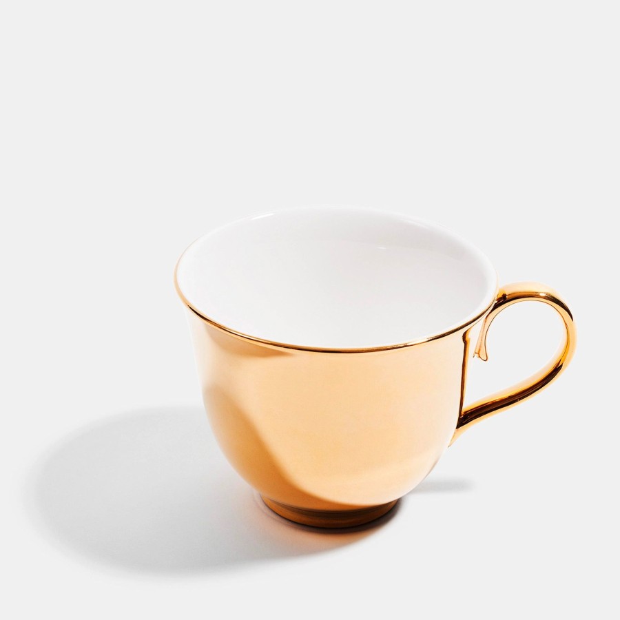 Bone China Richard Brendon | Gold Teacup - Reflect