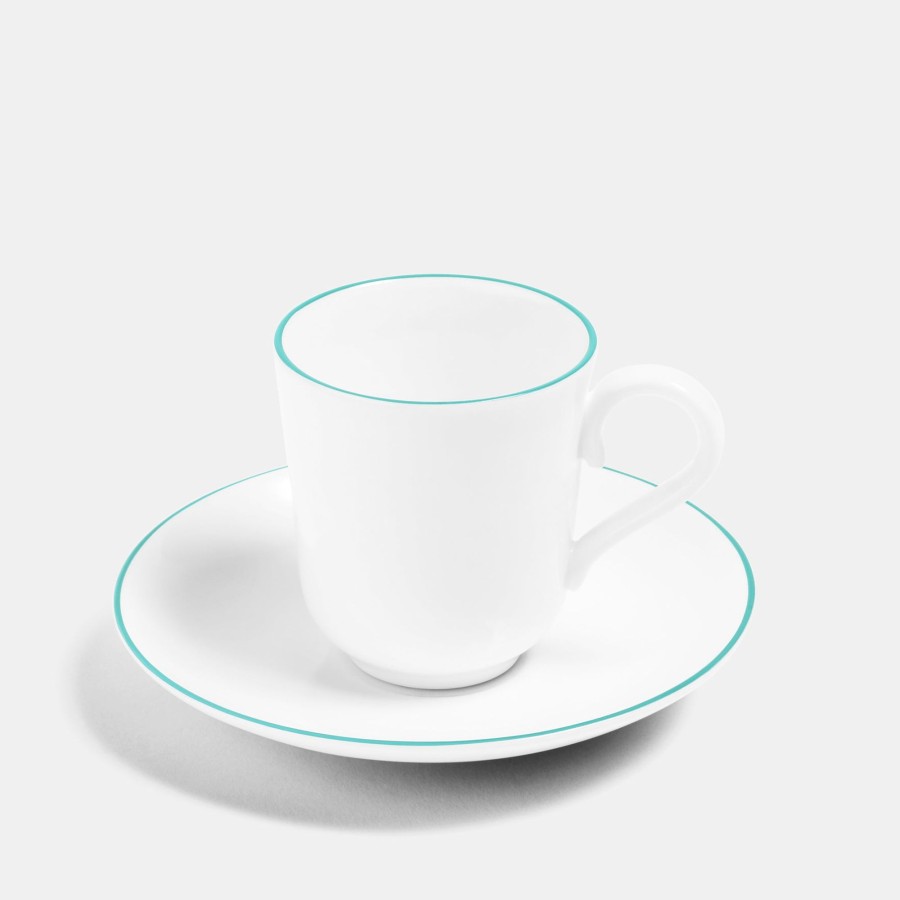 Bone China Richard Brendon | Espresso Cup And Saucer - Line