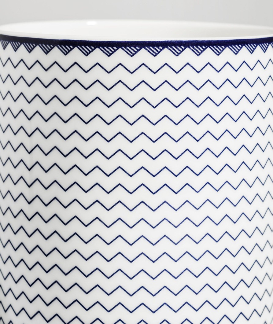 Mugs Richard Brendon | Zigzag Mug- Cobalt